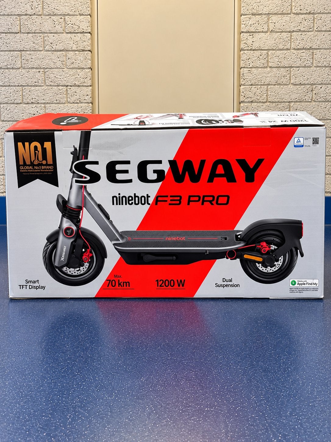 Segway Ninebot F3 Pro 18,8 km  juli 2026  garantie  z.g.a.n., Fietsen en Brommers, Ophalen, Zo goed als nieuw, Elektrische step (E-scooter)