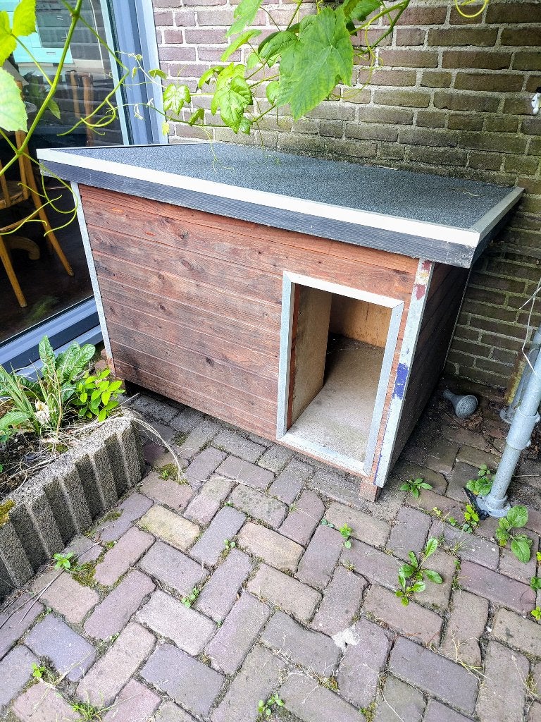 Geisoleerde hondenhok voor buiten, Dieren en Toebehoren, Hondenhokken, 65 tot 100 cm, Hondenhok, Ophalen of Verzenden, 110 cm of meer