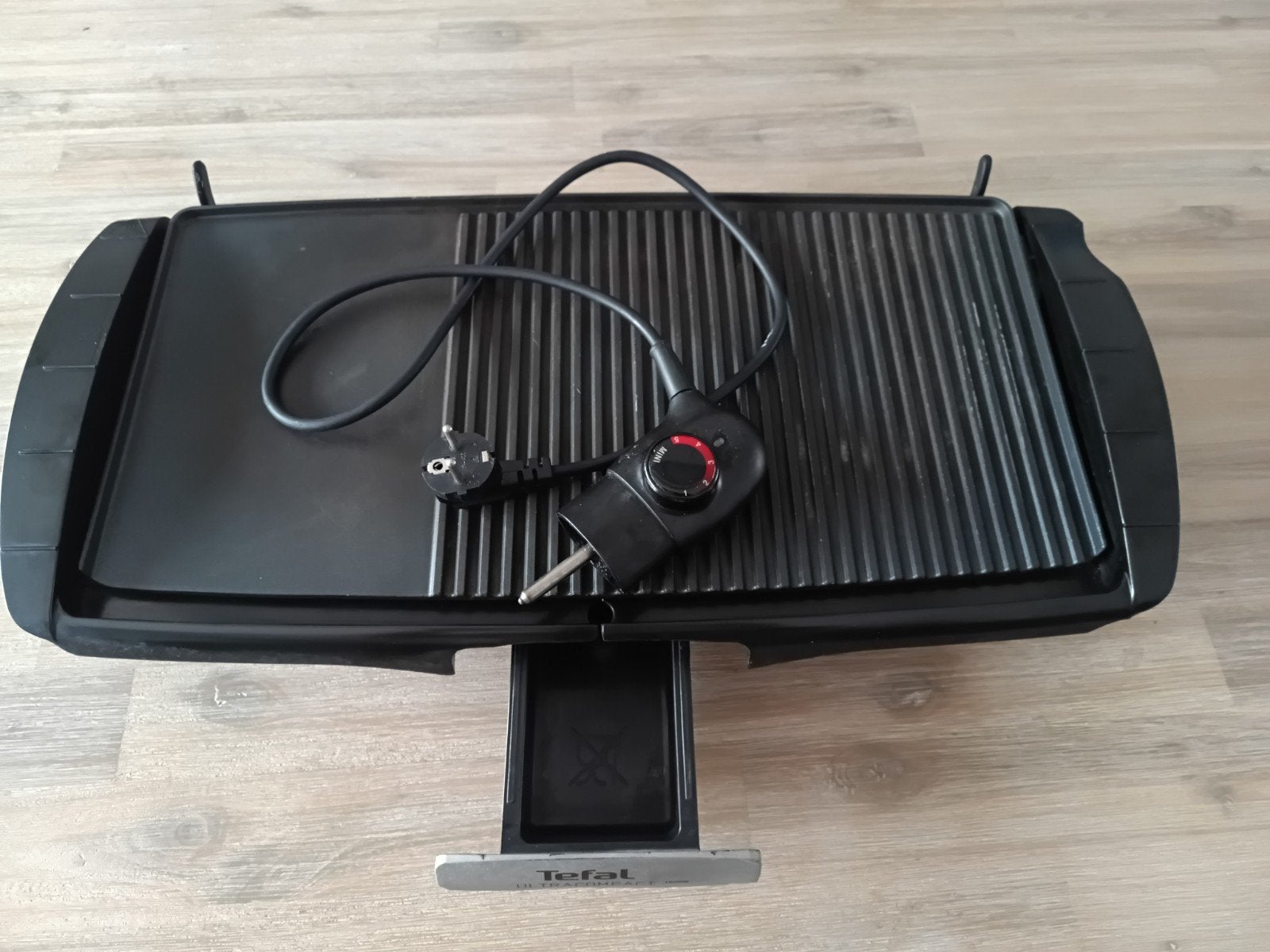 Tefal UltraCompact Elektrische Grill / Plancha – 1800W, Ophalen, Vaatwasmachinebestendig, Gebruikt, Tafelgrill