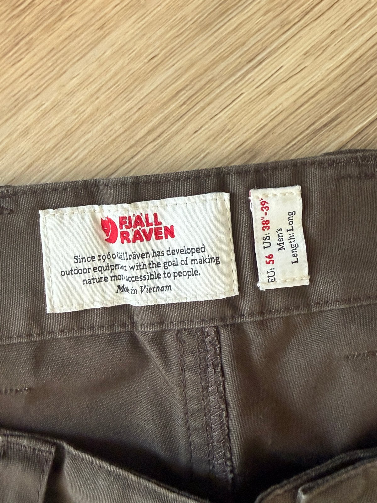 Fjällräven Outdoor Broek - Heren - Maat 54 (XL), Kleding | Heren, Ophalen of Verzenden, Gedragen, Maat 56/58 (XL), Bruin