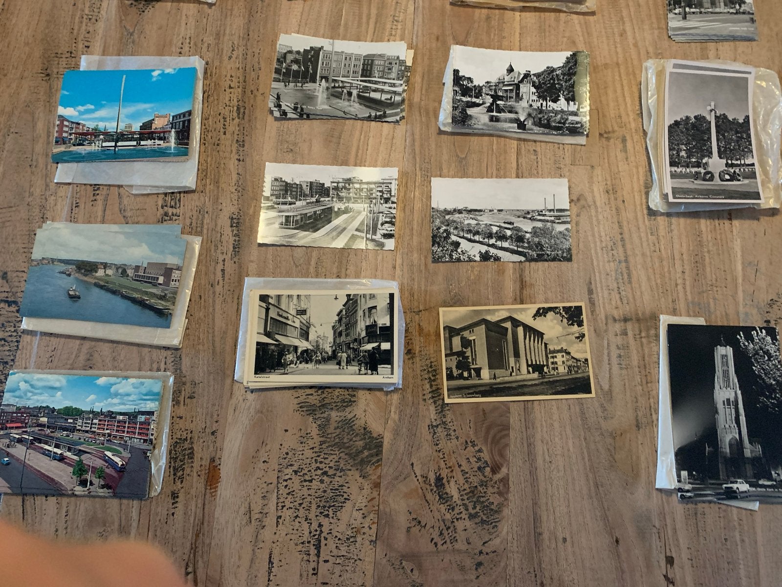 Collectie oude ansichtkaarten van Arnhem, Ophalen of Verzenden, 1940 tot 1960, Gelopen, Gelderland