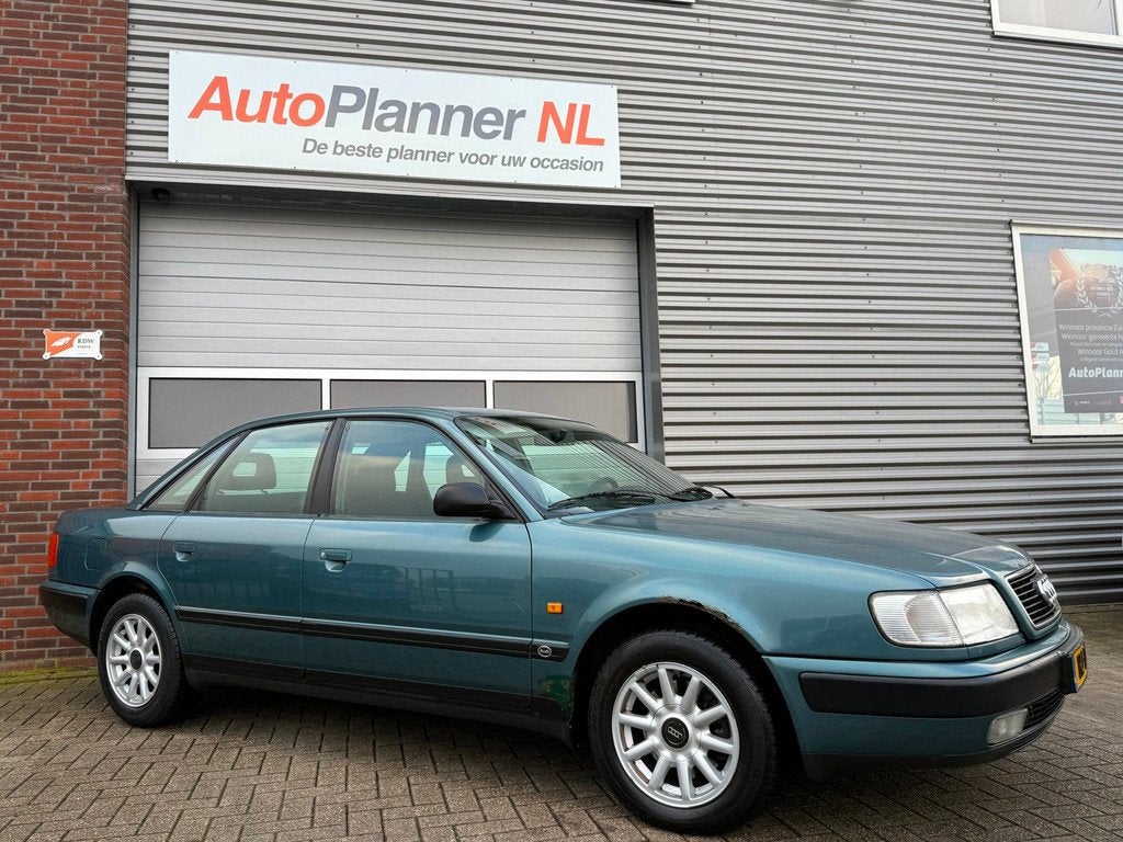 Audi 100 2.6 E! Elek.ramen! Schuifdak! Trekhaak!, Auto's, Audi, Stof, 150 pk, Blauw, 1650 kg