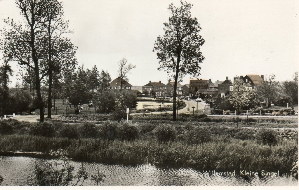 Willemstad Kleine Singel, Verzenden, 1920 tot 1940, Ongelopen, Noord-Brabant