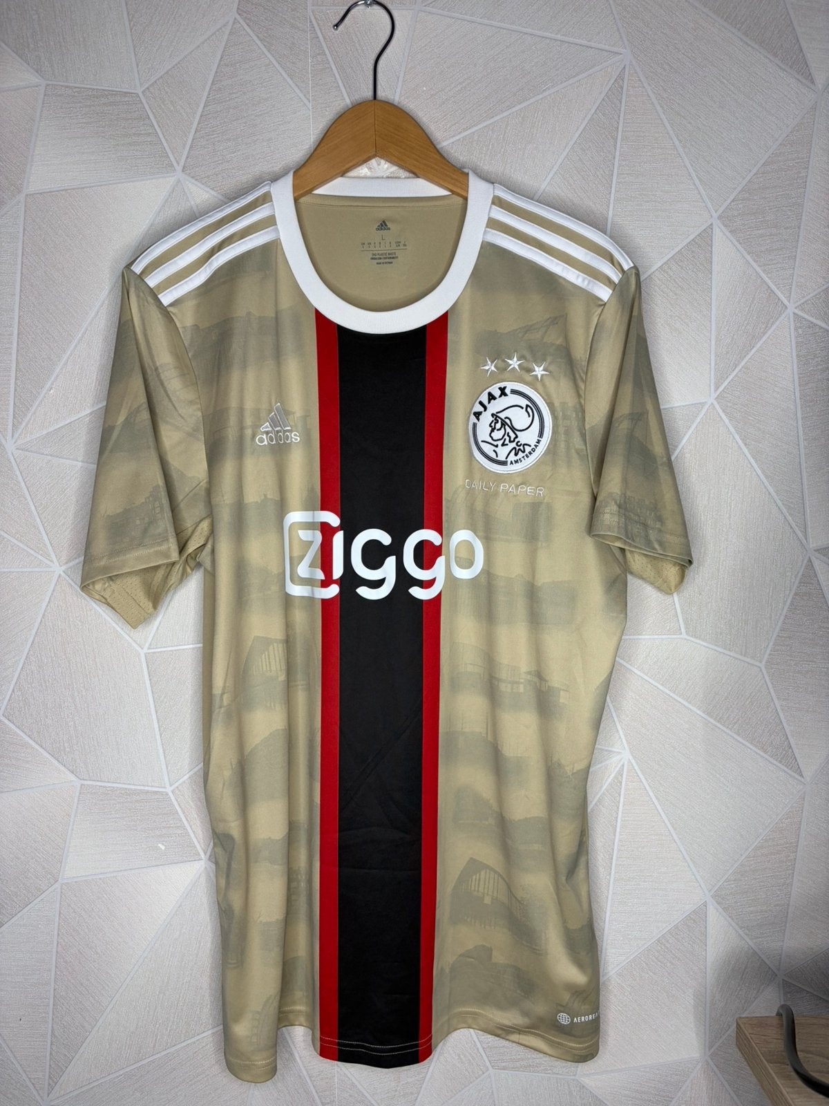 Ajax 3de 2022/2023, Sport en Fitness, Voetbal, Zo goed als nieuw, Shirt, Maat L, Ophalen of Verzenden