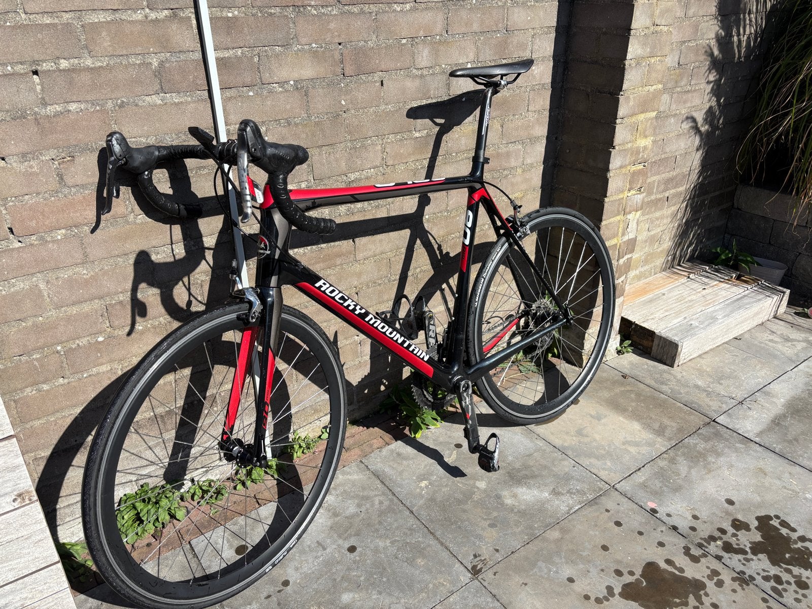Rocky Mountain racefiets met Tacx fietstrainer, 28 inch, Gebruikt, Aluminium, 61 tot 65 cm