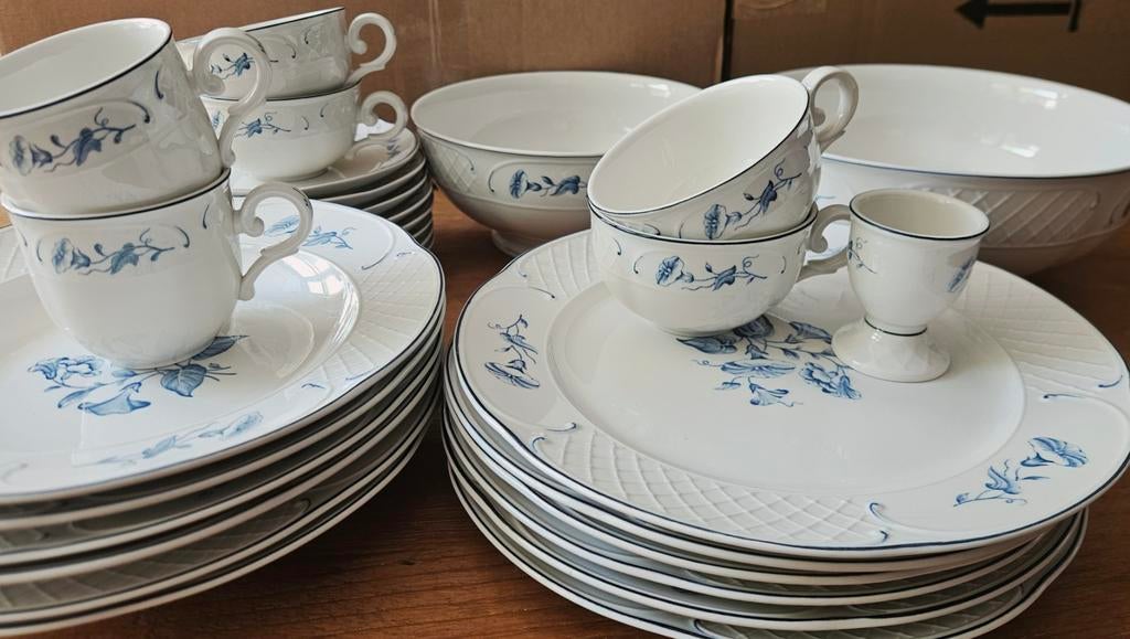 Villeroy & Boch Val Bleu Servies - Compleet Set, Ophalen of Verzenden, Zo goed als nieuw, Overige stijlen, Porselein