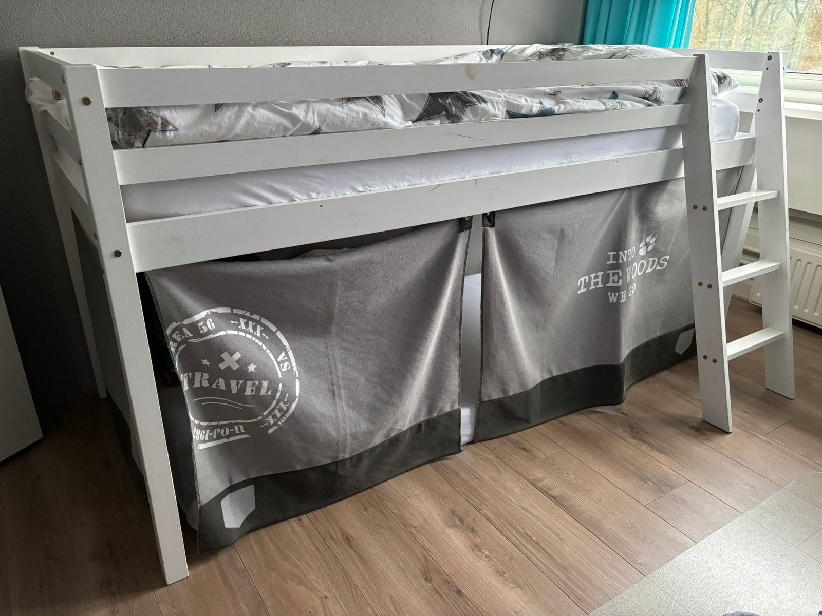 Halfhoogslaper van Beter Bed, Ophalen, Gebruikt, Eenpersoons, Halfhoogslaper