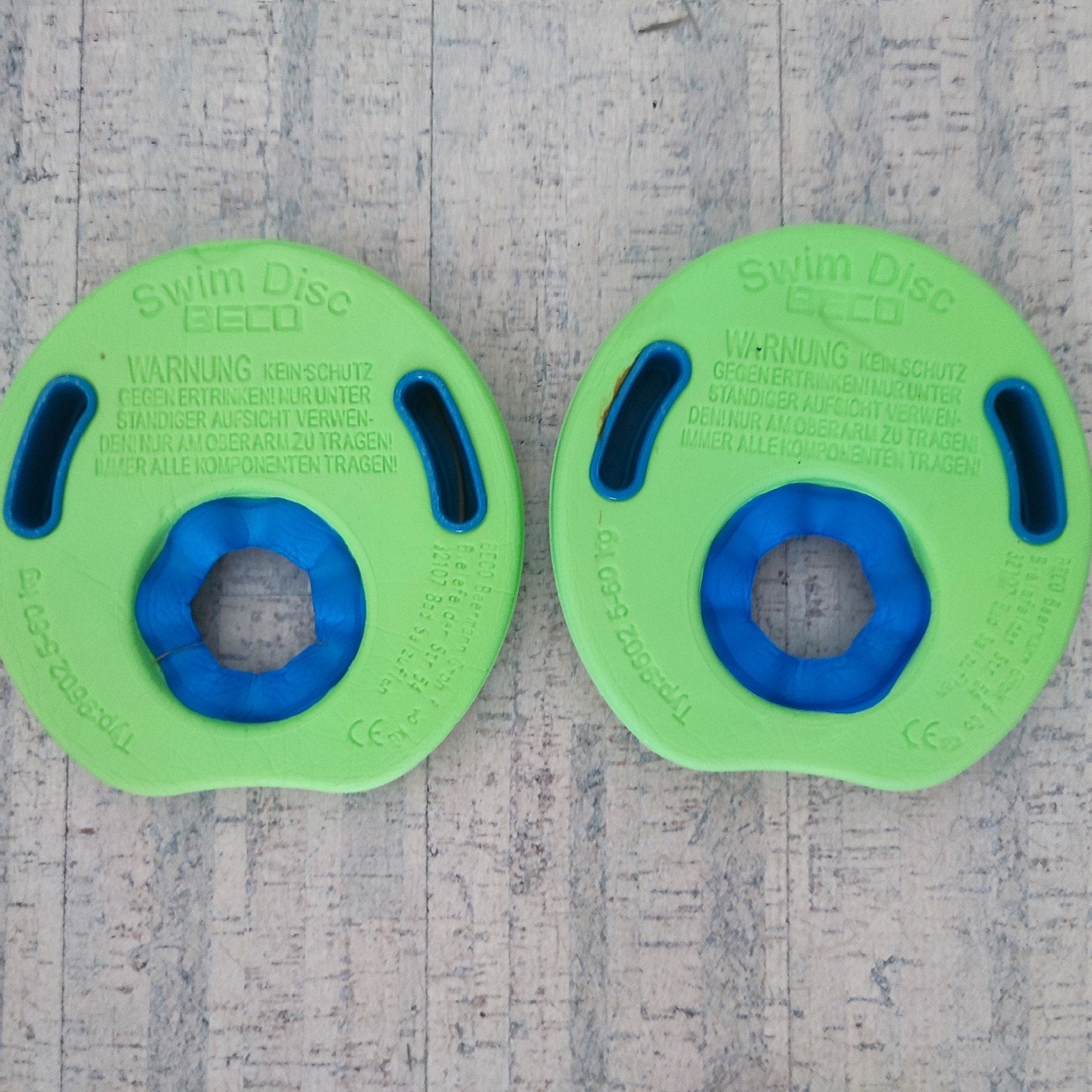 Swim disc Foam / schuim zwembandjes arm, groen - blauw Beco, Jongen of Meisje, One size, Ophalen of Verzenden, Zo goed als nieuw