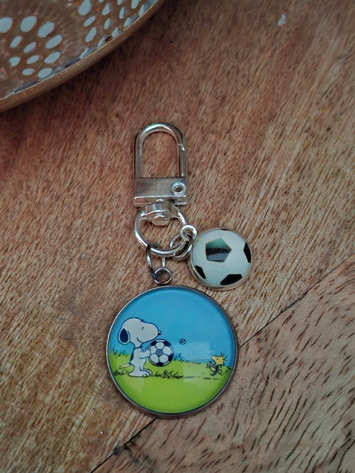 Snoopy sleutelhanger voetbal, Verzamelen, Ophalen of Verzenden, Nieuw