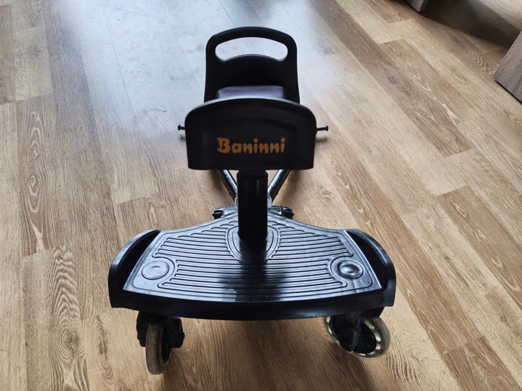 Baninni meerijdplankje met zitje, Ophalen of Verzenden, Gebruikt, Kinderwagen, Overige merken