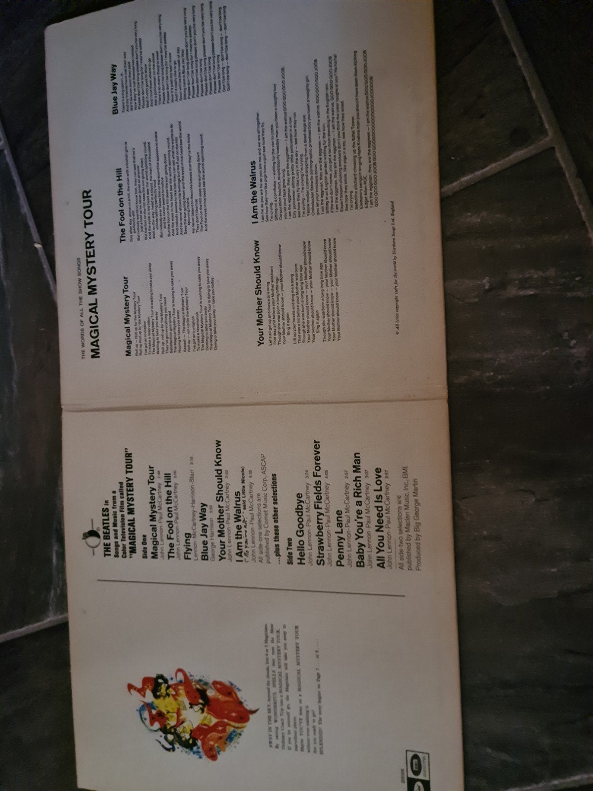 The Beatles - Magical Mystery Tour LP (1967), Ophalen, Gebruikt, Originele persing, 12 inch