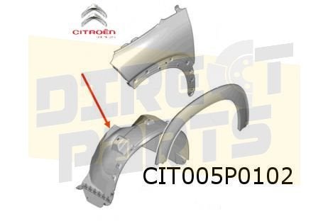 Citroen C3 Aircross (10/17 - 11/24) (A88) wielkuip Rechts Or