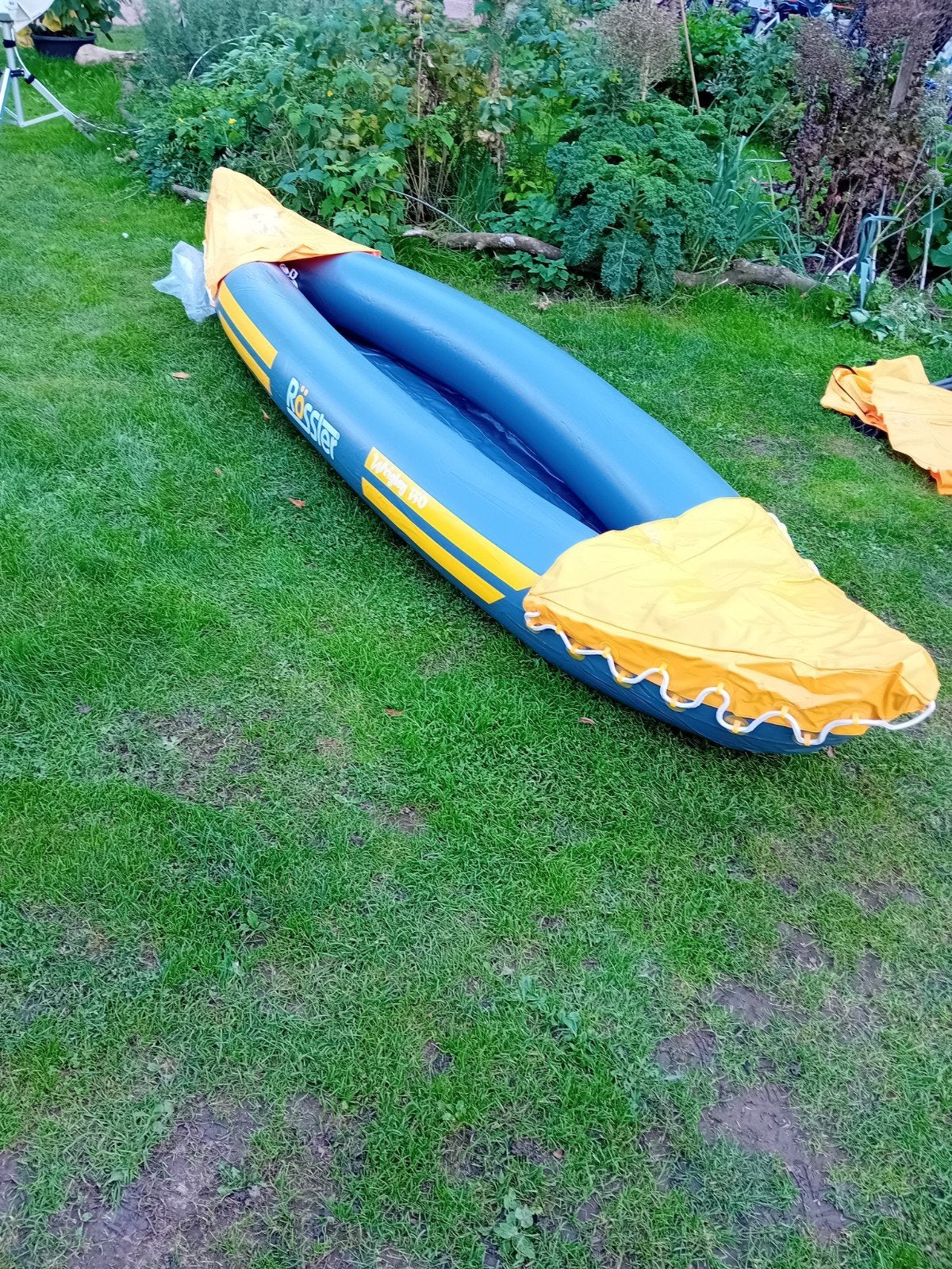 Rössler Wrigley 350 Opblaasbare Kajak met Peddels, Ophalen, Opblaasbaar, Zo goed als nieuw, 2-persoons