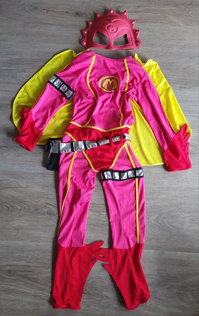 Mega Mindy verkleedpak met masker ca. maat 122, Kinderen en Baby's, Carnavalskleding en Verkleedspullen, Ophalen of Verzenden