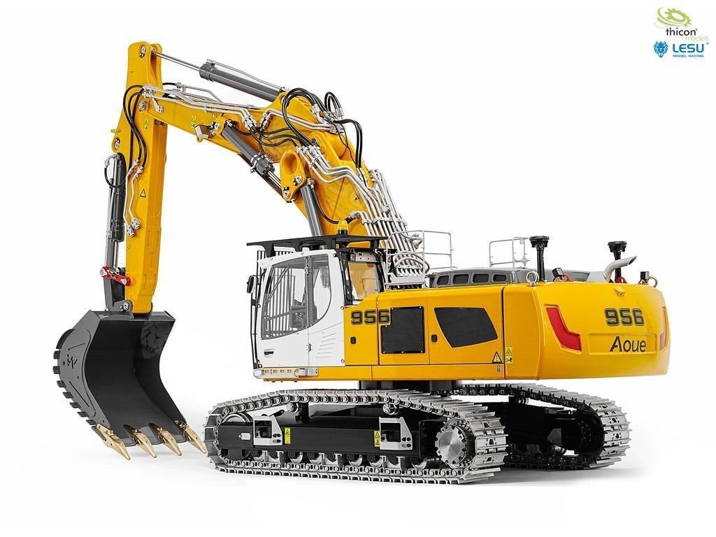 Lesu RC 1/14 RTR of BouwKit Liebherr R956 / 3 arm, Ophalen of Verzenden, Nieuw, Schaal 1:14, Auto offroad