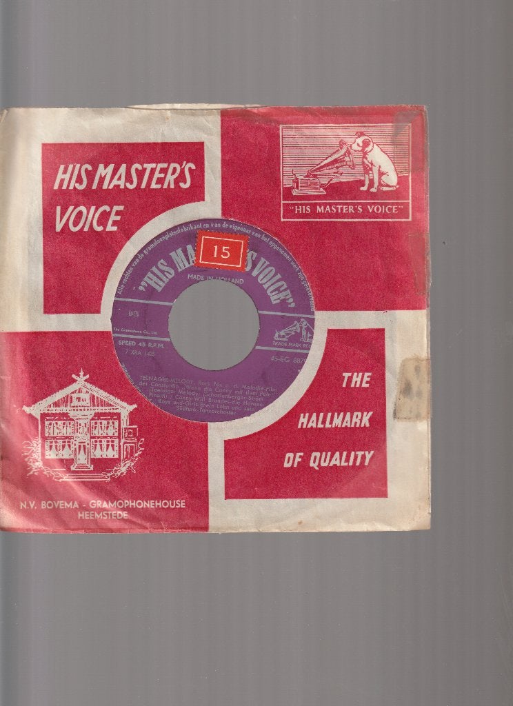 CONNY  FROBOESS  --  TEENAGER  MELODY, Verzenden, Originele persing, 7 inch, Single