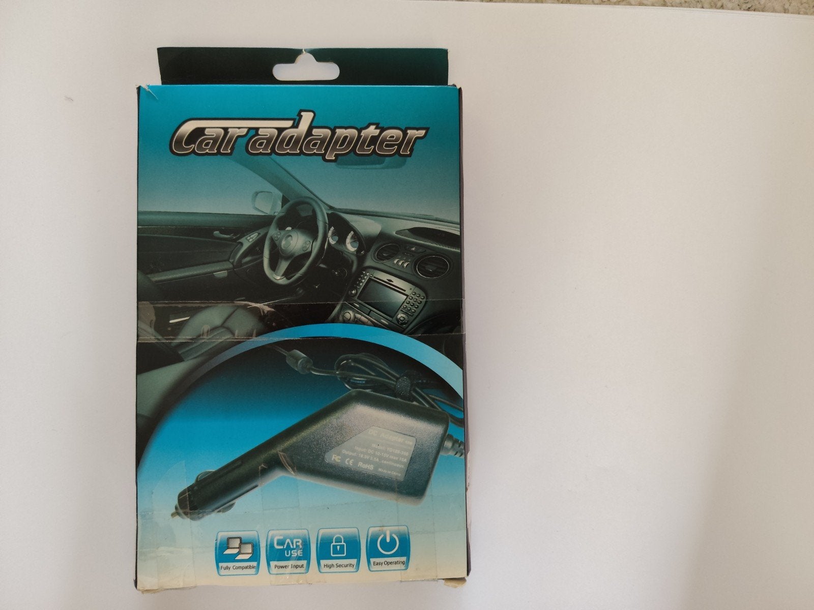 Auto oplader / Car adapter 90W (Model: YD190-474), Ophalen of Verzenden