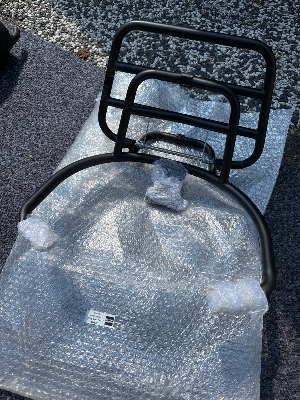 Gloednieuw achterrekje/drager voor Vespa Primavera, Ophalen, Nieuw