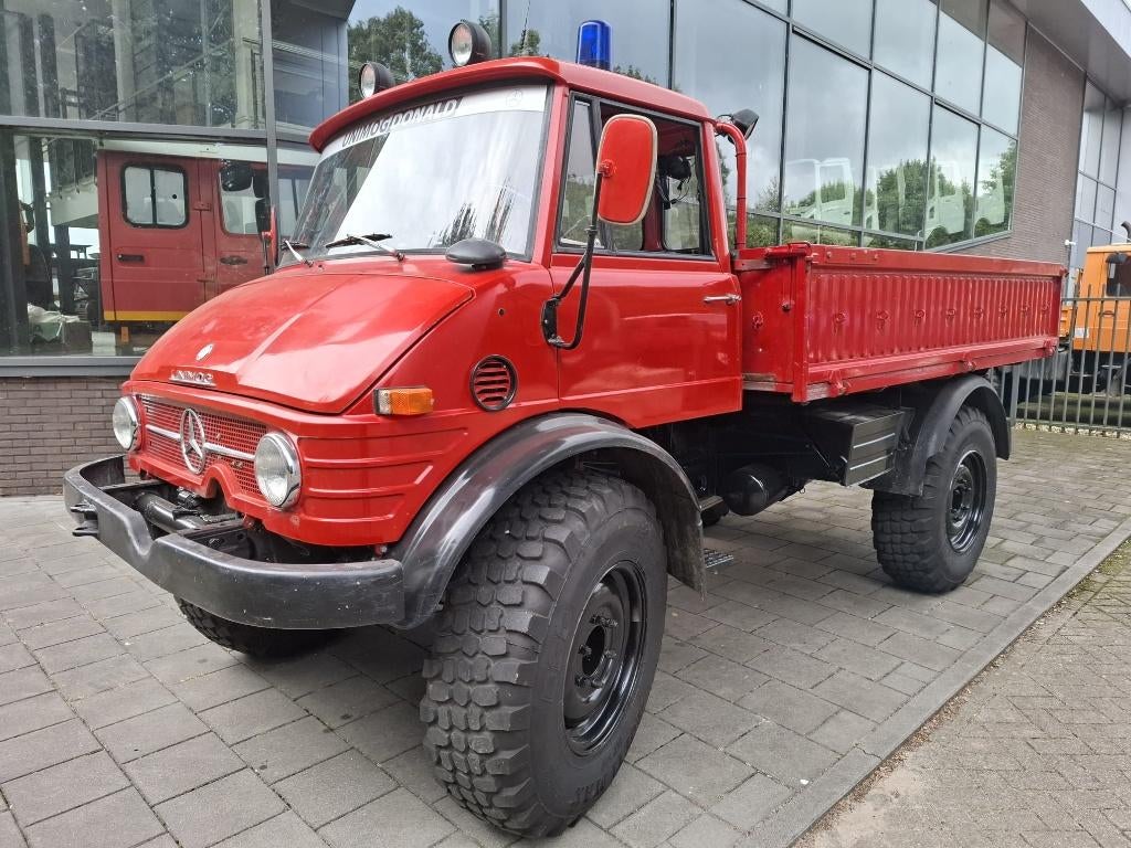 Mercedes unimog u1400 u1600 u1550 u2150 u2450 406, Auto's, Blauw, AC, Particulier, Blauw