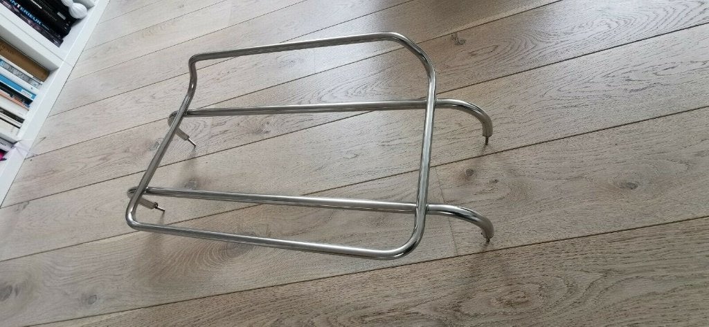 Foto 3 van Origineel BMW Z3 Chroom Bagagerek / Kofferrek OEM (Zeldzaam)