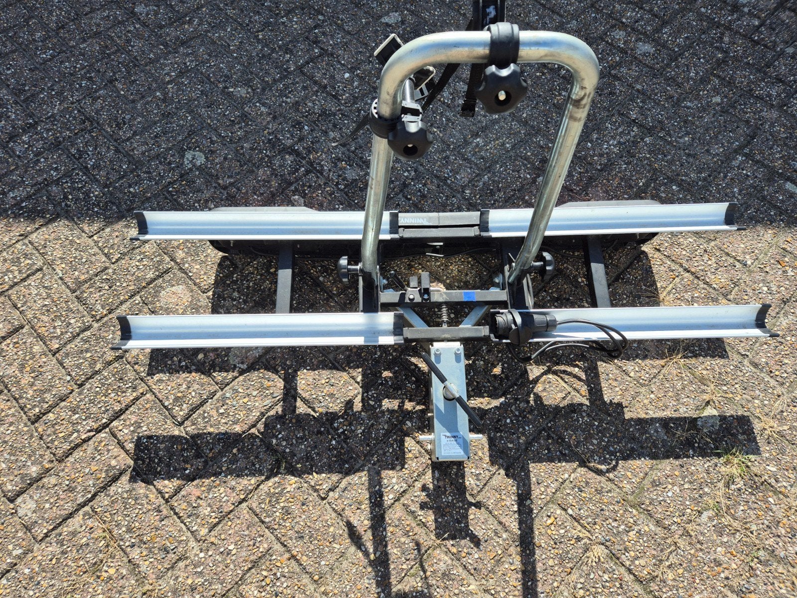 TWINNY LOAD E-BASE Fietsendrager voor E-bikes, Gebruikt, Ophalen of Verzenden, 2 fietsen, Trekhaakdrager