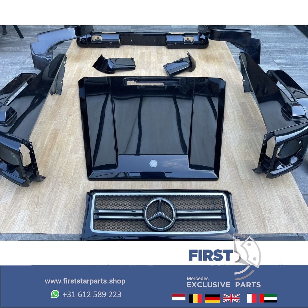 W463 G63 AMG VOORKOP Mercedes 463 2016 G55 G63 G65 AMG ORIGI, Gebruikt, -, Voor, Ophalen of Verzenden