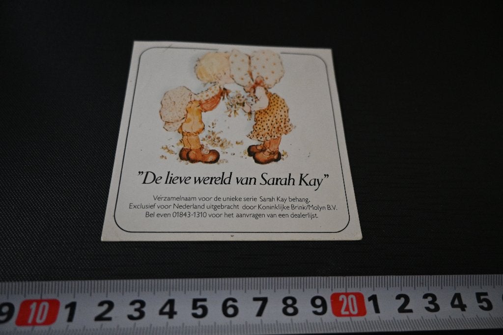 sticker De lieve wereld van Sarah Kay Brink/Molyn bv Behang, Ophalen of Verzenden, Zo goed als nieuw