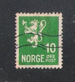 Noorwegen; 112 Wapen, Verzenden, Noorwegen, Gestempeld