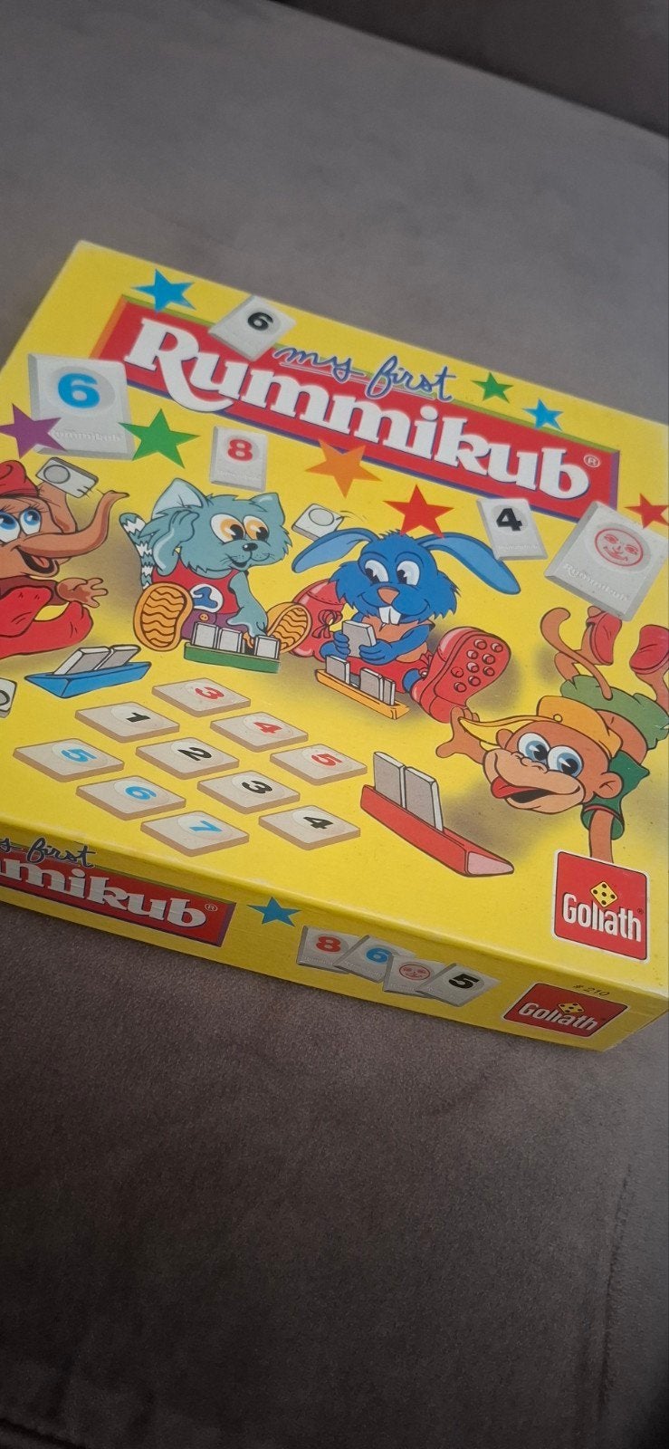 My First Rummikub - Educatief cijferspel voor kinderen, Een of twee spelers, Ophalen, Zo goed als nieuw, Goliath