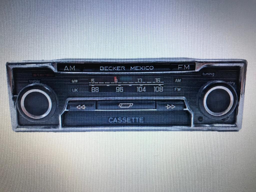 VINTAGE BECKER MEXICO STEREO CASSETTE TOPQUALITEIT IZGST, Ophalen of Verzenden, Zo goed als nieuw