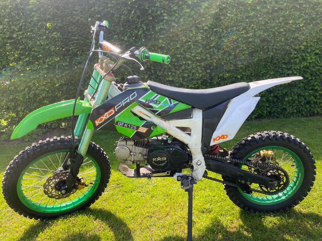 KXD PRO  Pitbike 125cc 4t, Fietsen en Brommers, Minibikes, Midibikes en Pitbikes, Gebruikt, Pitbike, Schijfrem, 125 cc