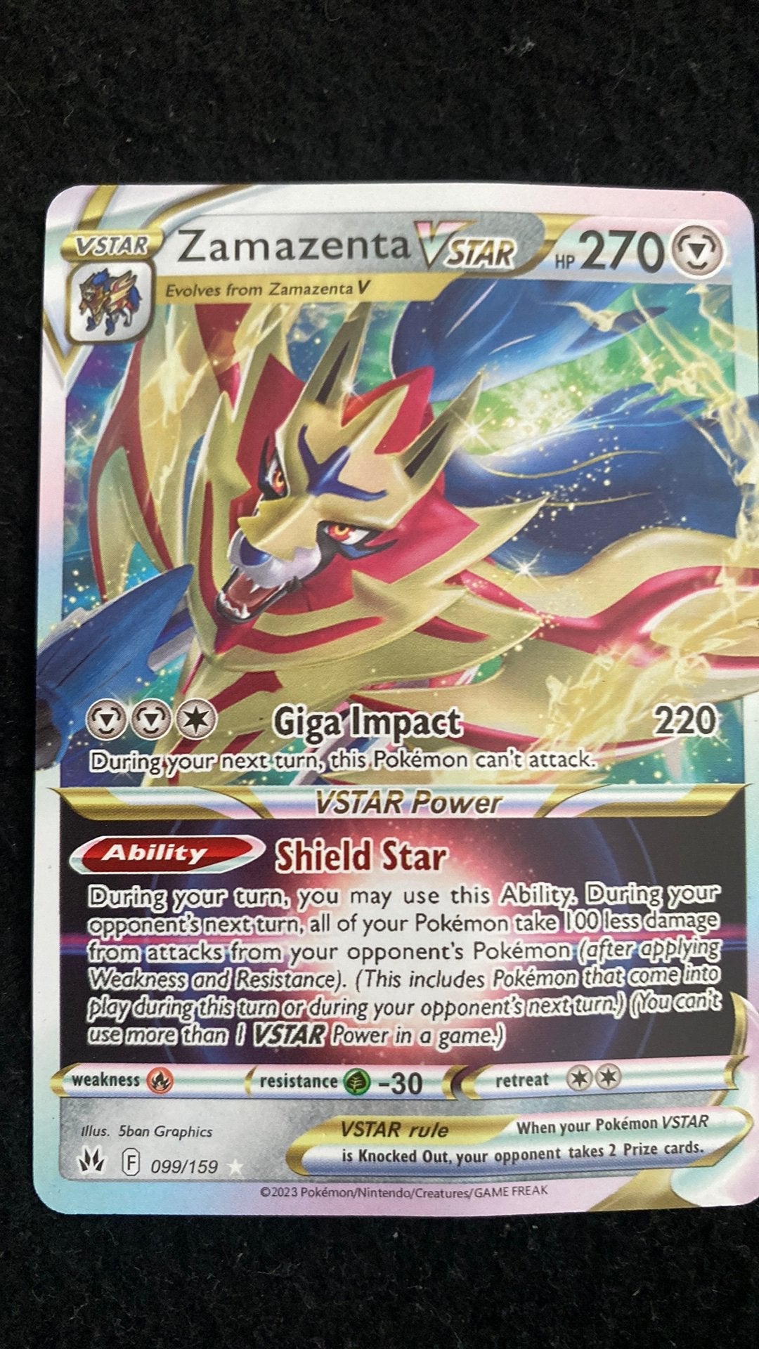 Zamazenta 099/159, Ophalen, Zo goed als nieuw