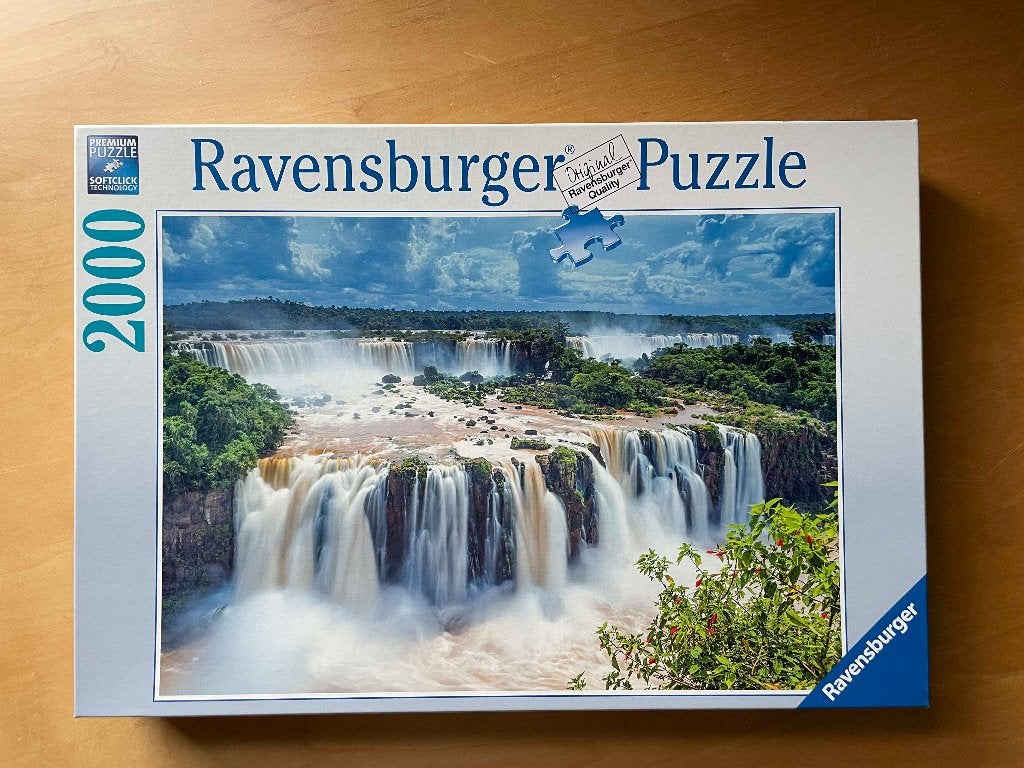 Legpuzzel Ravensburger 2000 stukjes Watervallen van Iguazu, Ophalen, Meer dan 1500 stukjes, Zo goed als nieuw, Legpuzzel