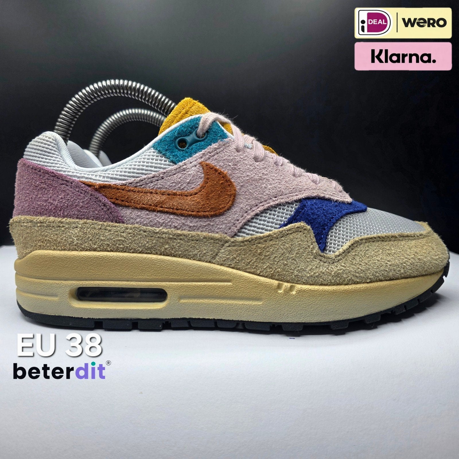 Nike Air Max 1 'Tan Lines' Maat: 38, Ophalen of Verzenden, Nike, Nike, Nike air max