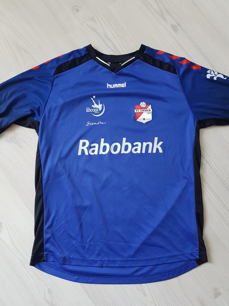 FC Emmen heren keepersshirt in size medium, Sport en Fitness, Voetbal, Ophalen of Verzenden, Zo goed als nieuw, Shirt