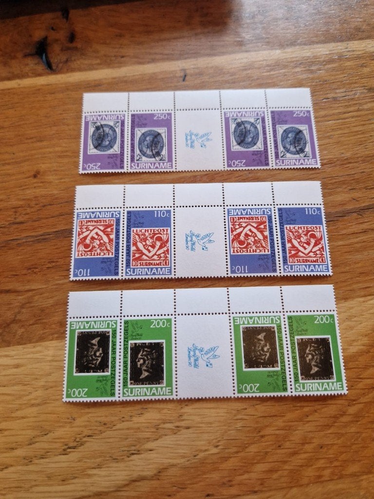 Republiek Suriname brugpaar met keerdruk 656/58 TBBP A, Ophalen of Verzenden, Postfris, Zuid-Amerika