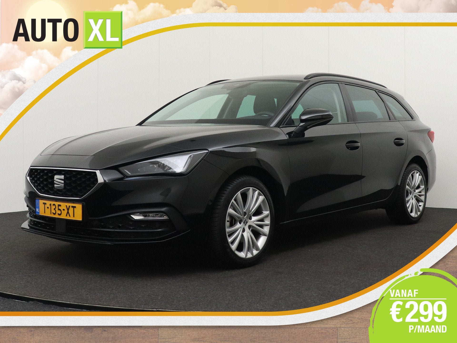 SEAT Leon Sportstourer 150 PK Aut. Hybrid Style+ Camera Adap, Dealer onderhouden, Stof, Euro 6, 4 cilinders