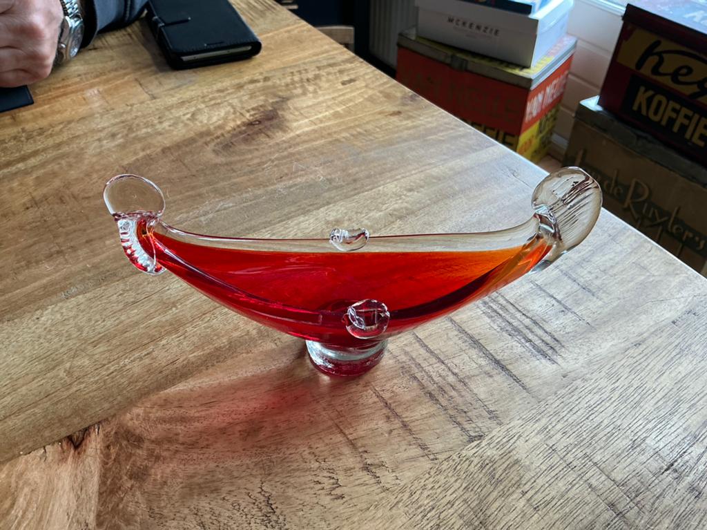 Murano glas gondel, Ophalen of Verzenden