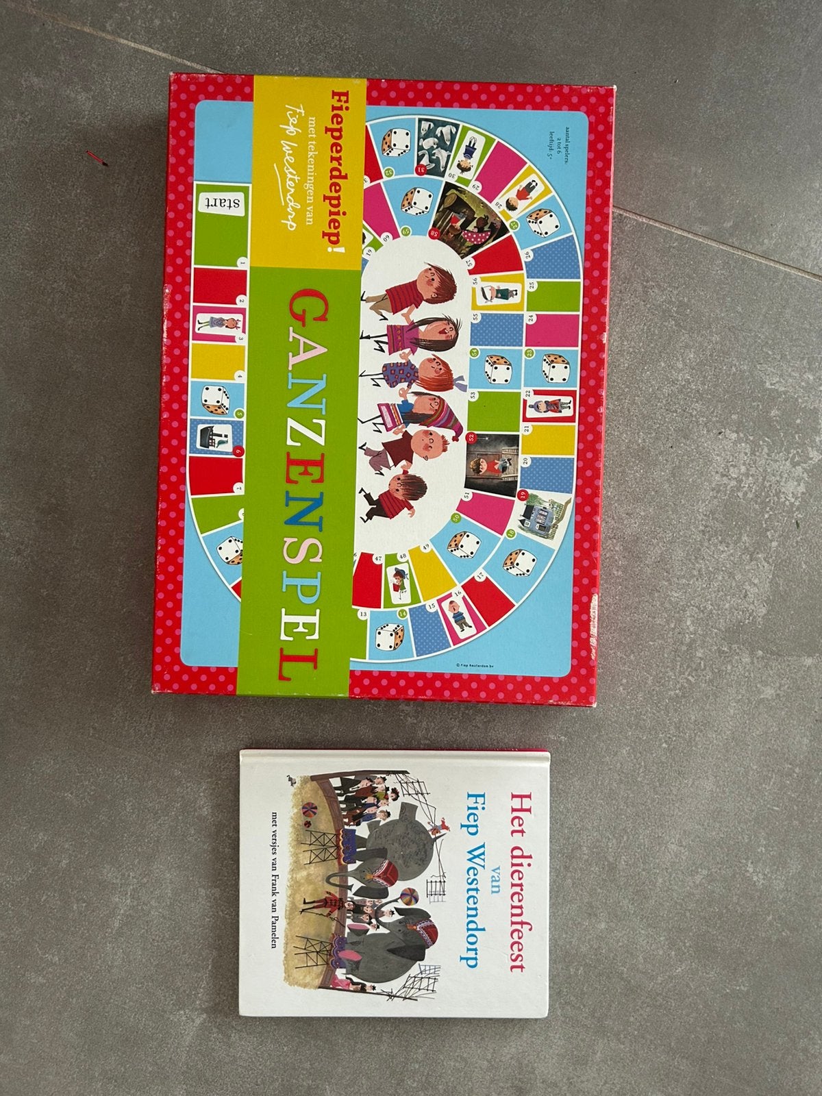 Spel en boekje Fiep Westendorp te koop, Ophalen of Verzenden