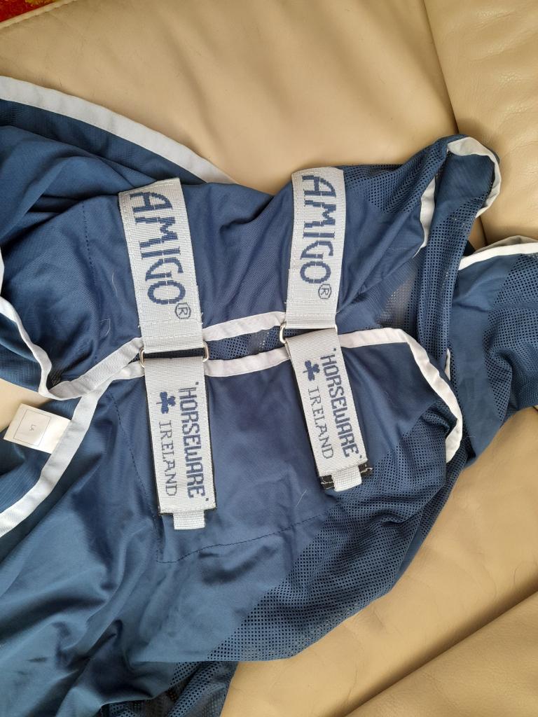 Amigo Flyrider Horseware 195/198, Dieren en Toebehoren, Paarden en Pony's | Dekens en Dekjes, Full (L), Mesh, Vliegendeken, Ophalen of Verzenden