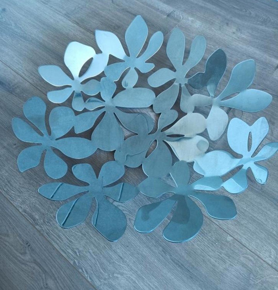 Ikea fruitschaal in bladmotief - Metaal, Huis en Inrichting, Woonaccessoires | Schalen en Manden, Schaal, Ophalen of Verzenden