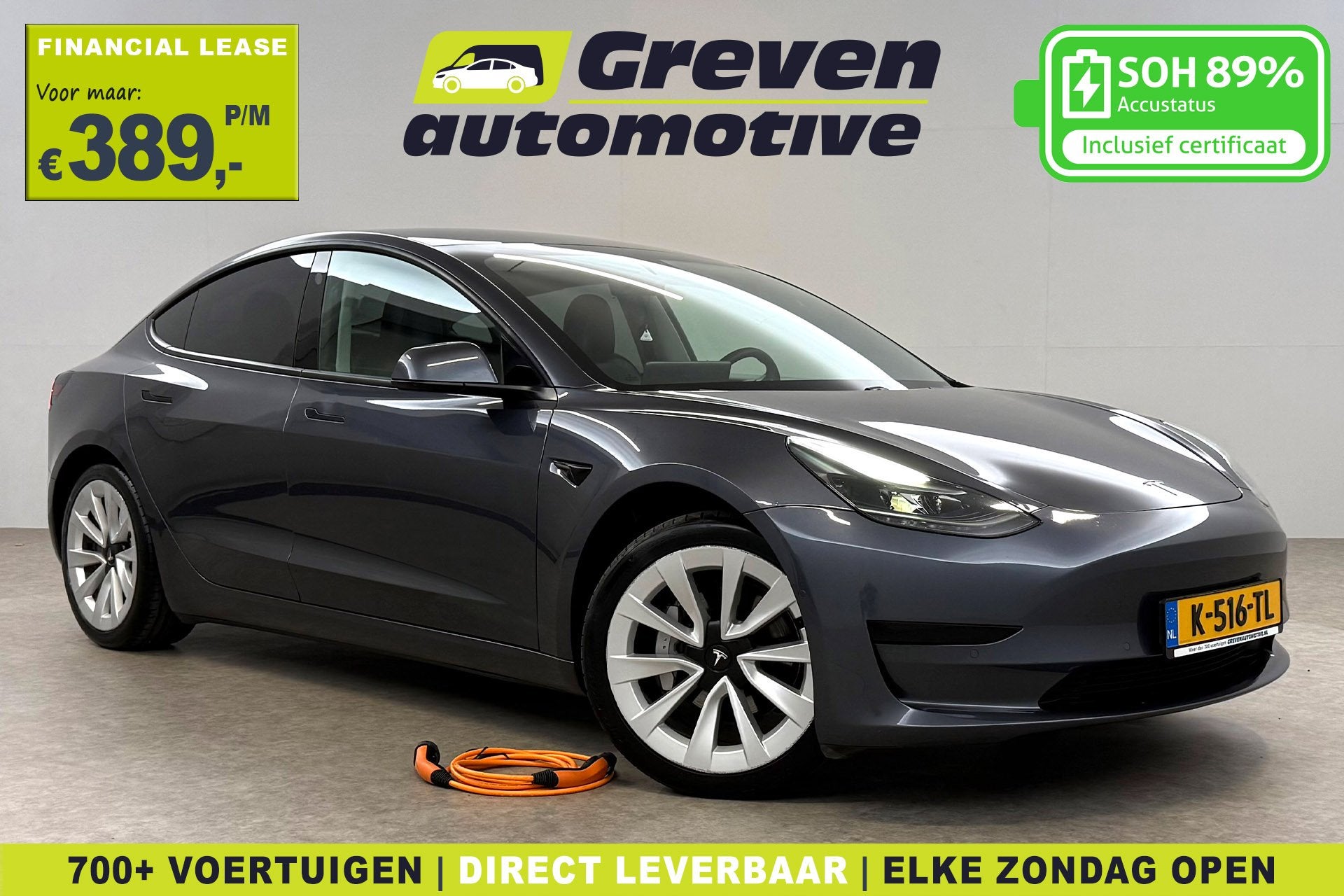 Tesla Model 3 Standard RWD Plus 60 kWh | Autopilot | Snellad, Automaat, Achterwielaandrijving, Gebruikt, Sedan