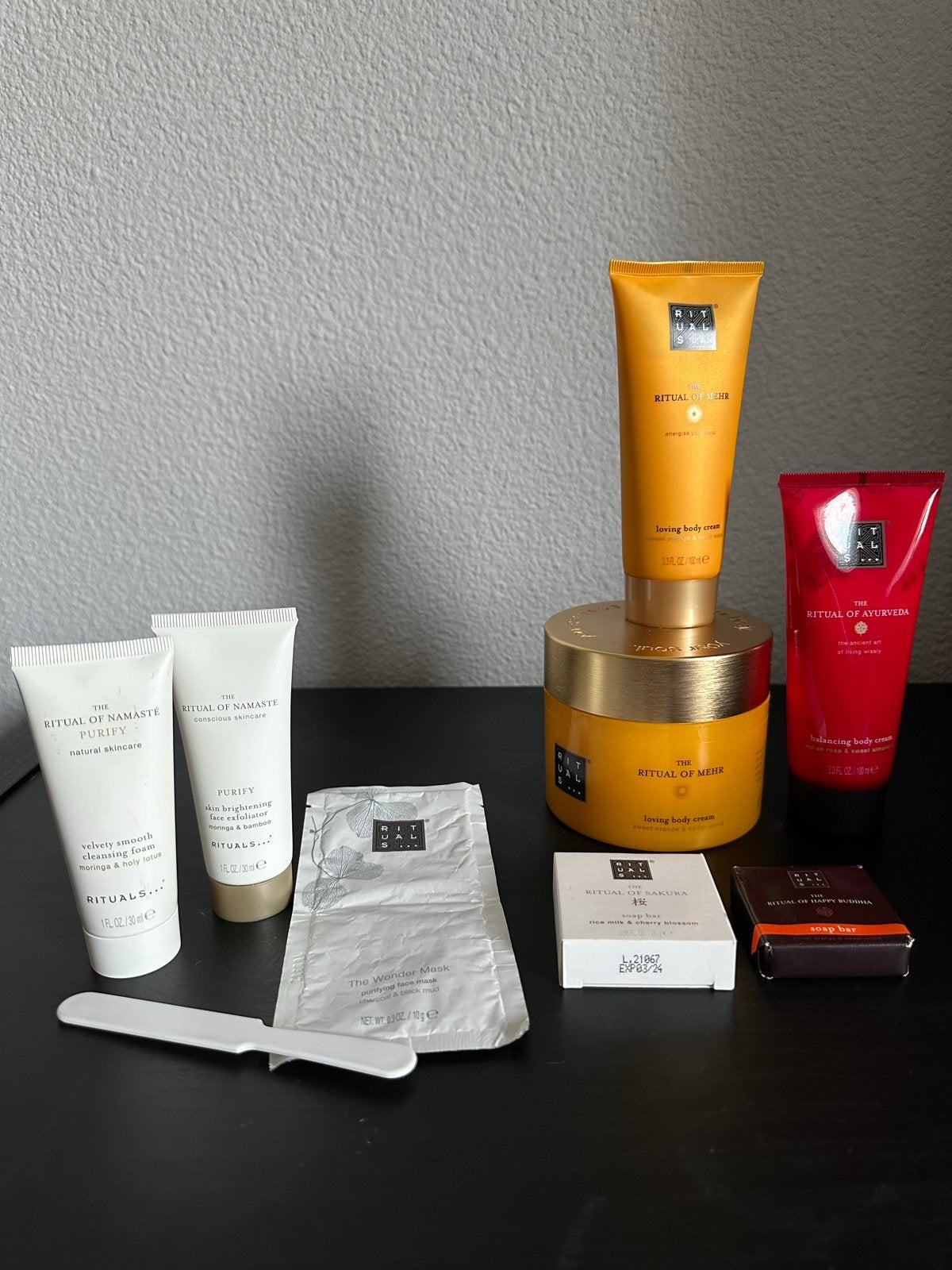Rituals pakket: bodycrèmes, reinigingsschuim, maskers, zeep, Ophalen of Verzenden, Nieuw, Bodylotion, Crème of Olie