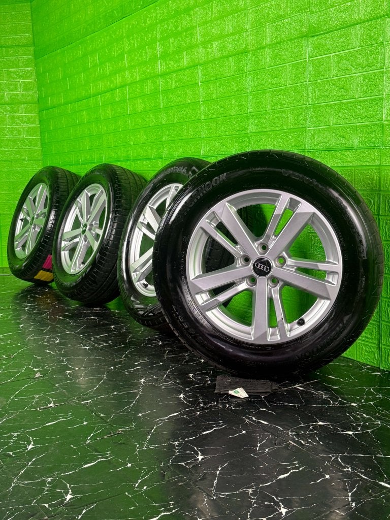 Originele Audi Q3 velgen 17" 5x112 zomerset 7mm!, Niet ingevuld, Banden en Velgen, Niet ingevuld, 17 inch