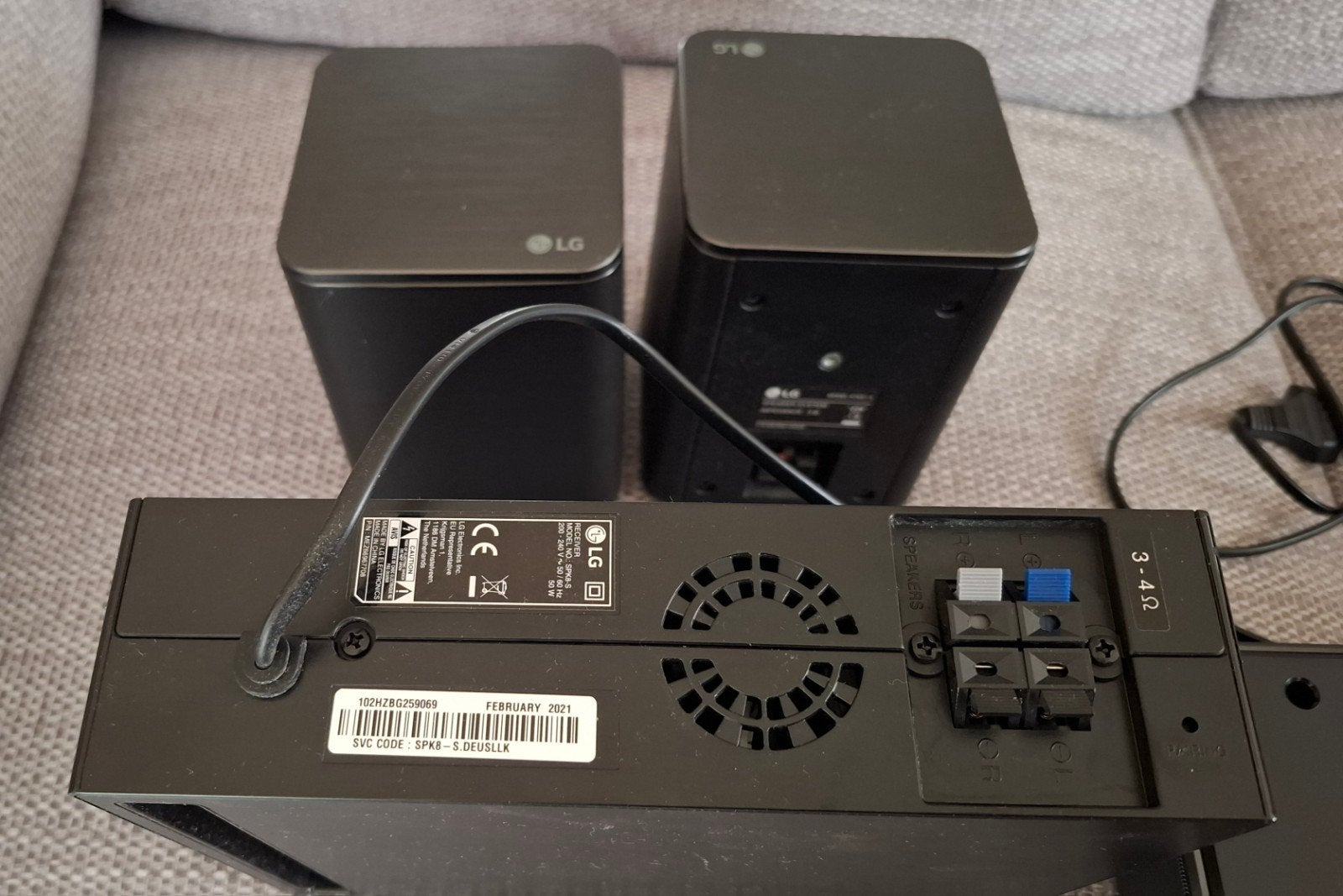 Foto 5 van LG Soundbar met draadloze subwoofer en achterspeakers
