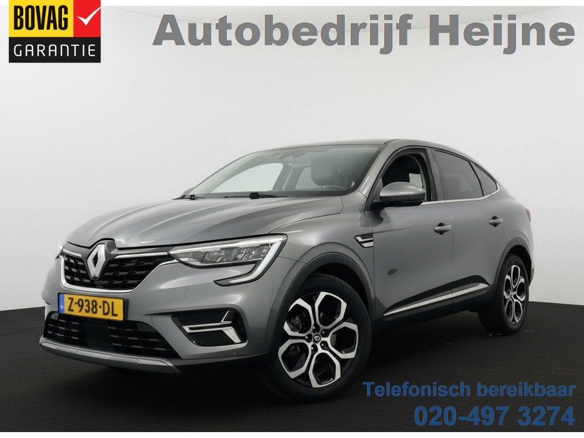 Renault Arkana 1.6 E-Tech hybrid 145 TECHNO CAMERA/ACC/HALF-, Auto's, Gebruikt, Leder en Stof, Origineel Nederlands, 760 kg