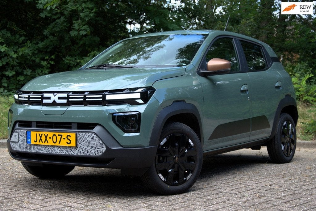 Dacia SPRING Extreme 65 26.8 kWh , Navi, Camera, Apple, Crui, Auto's, Dacia, Gebruikt, Zwart, 4 stoelen, 26 kWh