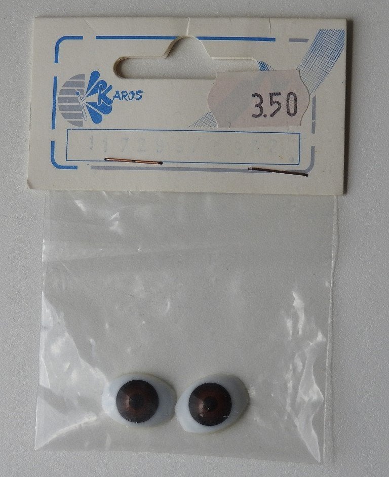Poppen ogen bruin 8 mm, Verzenden, Overige thema's, Overige typen, Nieuw