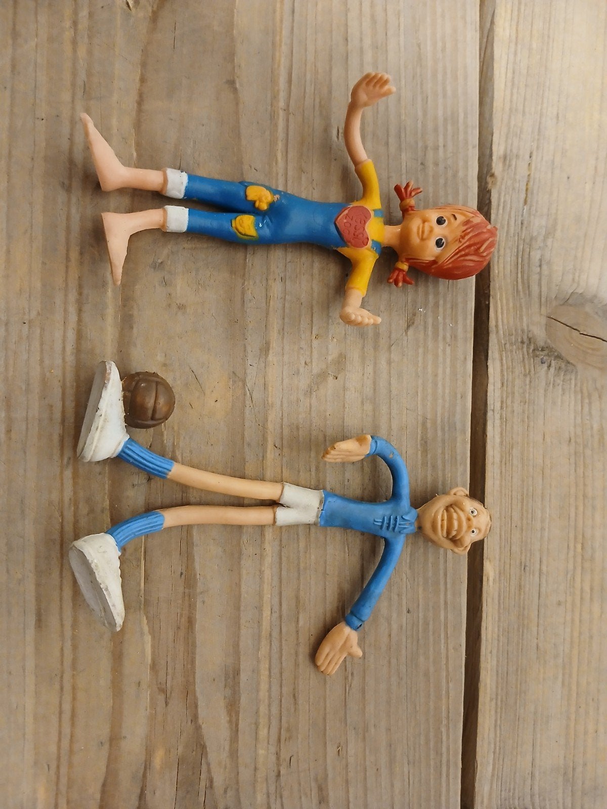 brabo bendy figures flexibele pipi langkous en voetballer, Ophalen of Verzenden, Zo goed als nieuw