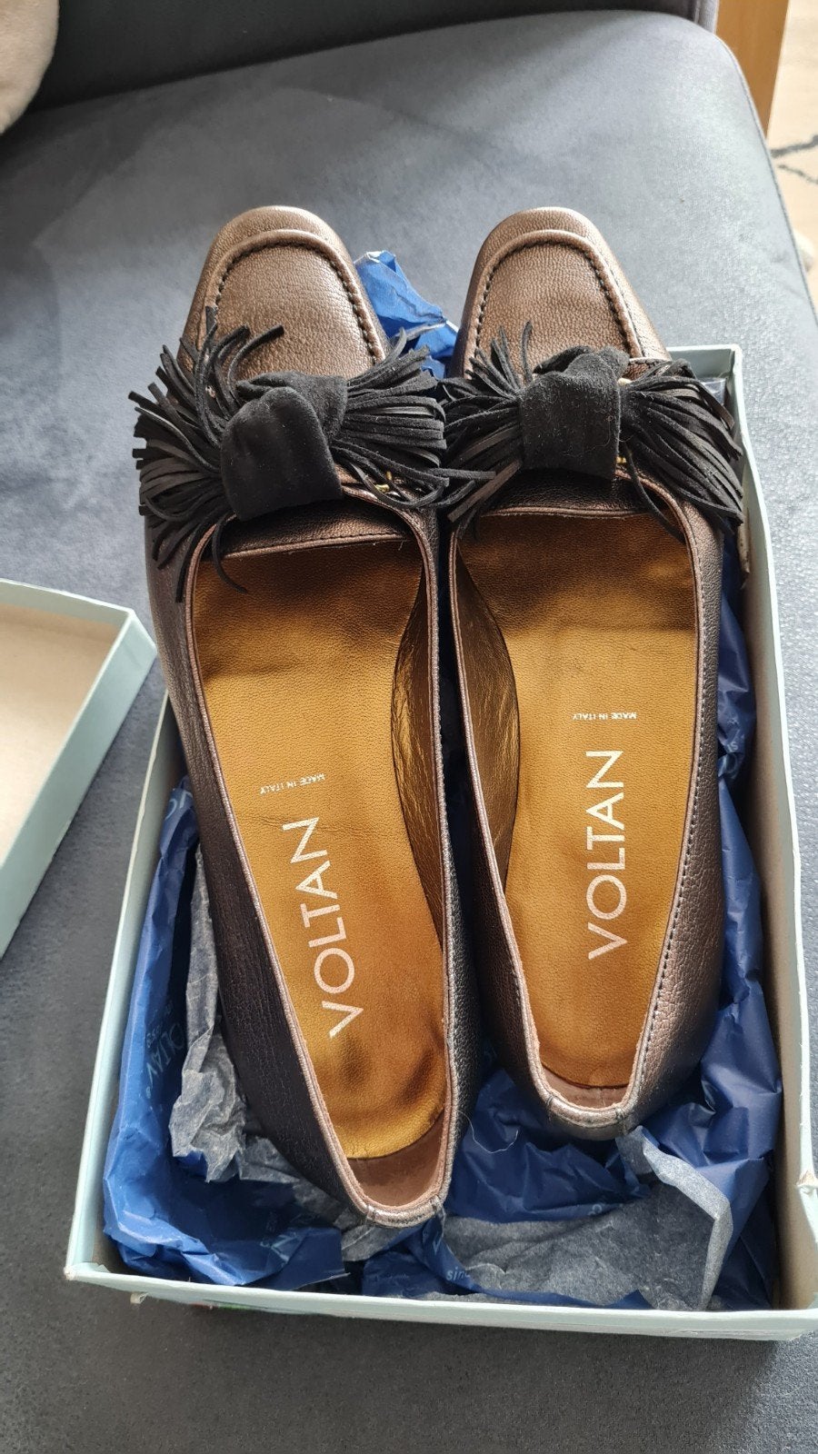 voltan maat 37,5 Nieuw!, Bruin, Instappers, Nieuw, Voltan